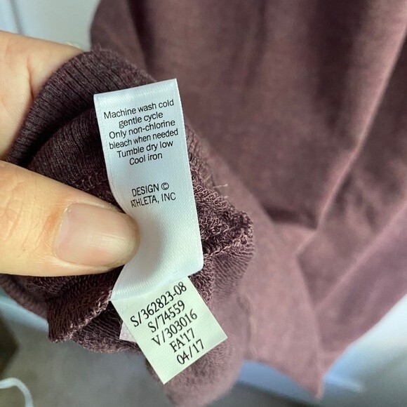 Athleta Criss Cross Dress - Dusty Purple, NWT, size S - Picture 6 of 10